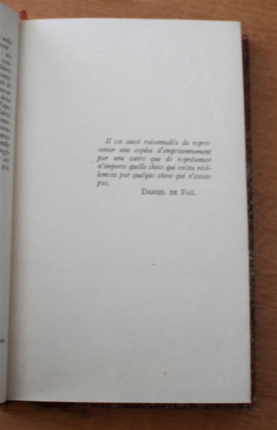 Camus, Albert (1913-60) - La Peste [The Plague], 1st edition, number 39 of 2080, numbered copies on Alfa Navarre paper, 12mo (18 x 12cm